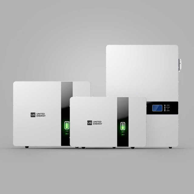 Lithium Ion Battery 48V 51.2V 100Ah 200Ah 280Ah 5KW 10KW 15KW 6000 Cycles Lifespan IP65 Wall-Mounted Solar Power System Storage UNITED ENERGY