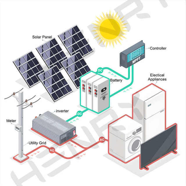 EU Stock LiFePO4 Battery Module 51.2V 100Ah Solar Home Energy Storage System HENRY