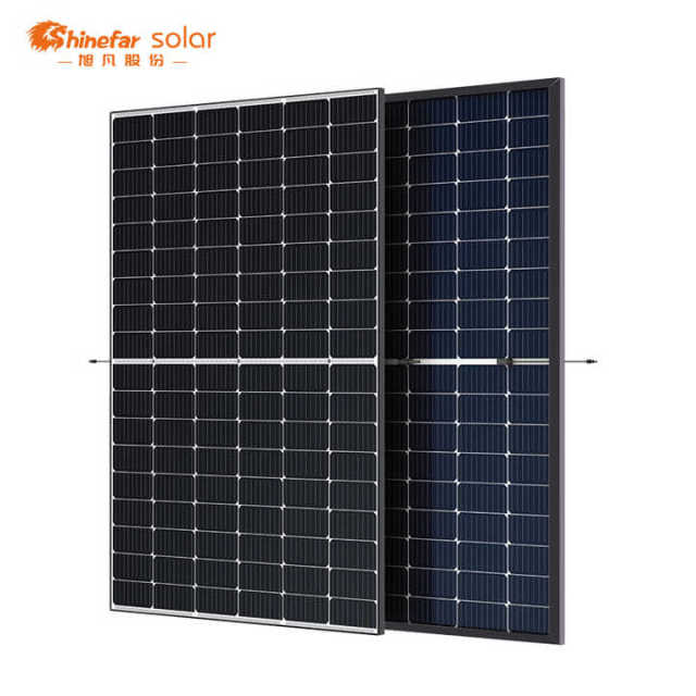 DDP 440W Solar Panels 430W 435W Black Frame BIF PV Panels for EU Stock High Efficiency Half-Cut N-Type TOPCon Solar Modules Shinefar|Solar