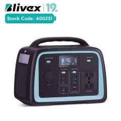 Portable Lithium Battery 300W Mobile Power Station Emergency Solar Generator for Camping Outdoor Use Blivex