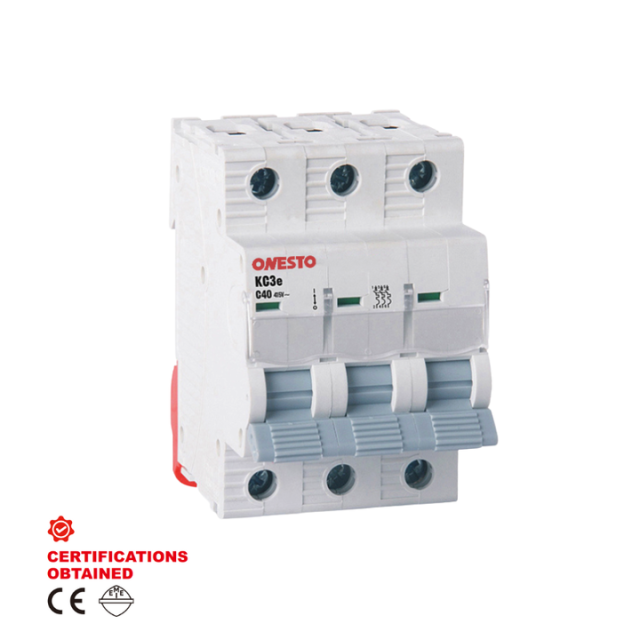 Thermal Magnetic MCB Breaker 1P 2P 3P 4P 240V 415V AC Circuit Breaker for Electrical Protection Systems IEC60898-1 Compliant ONESTO