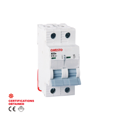 Thermal Magnetic MCB Breaker 1P 2P 3P 4P 240V 415V AC Circuit Breaker for Electrical Protection Systems IEC60898-1 Compliant ONESTO