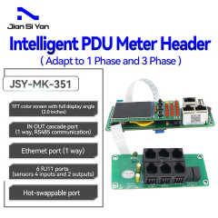 IPDU Clever IP on Sale 63A SNMP Protocol RS485 Modbus Ethernet Port Hot Swap Remote Monitoring Rack Mount Socket PDU Meter