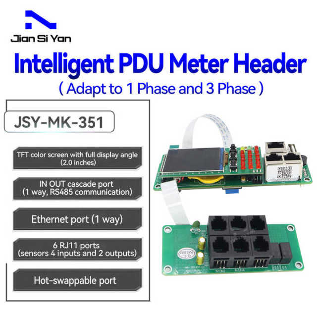IPDU Clever IP on Sale 63A SNMP Protocol RS485 Modbus Ethernet Port Hot Swap Remote Monitoring Rack Mount Socket PDU Meter