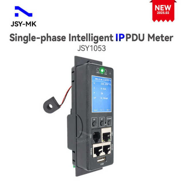 Intelligent PDU Meter 176-264V 20mA-63A 36 Ports SNMP Modbus for Power Distribution JSY-MK