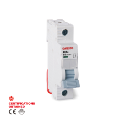 Thermal Magnetic MCB Breaker 1P 2P 3P 4P 240V 415V AC Circuit Breaker for Electrical Protection Systems IEC60898-1 Compliant ONESTO