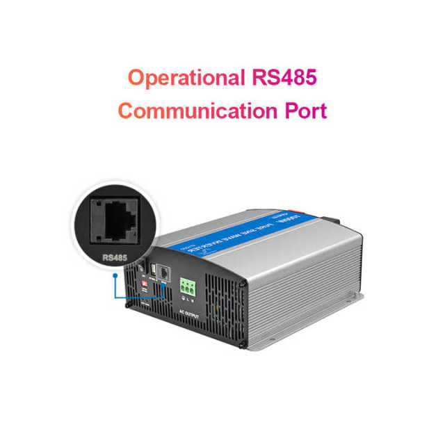 2KW Solar Inverter 2kv DC AC Pure Sine Wave Off-Grid Solar System 2000W 48V 110V 120V with USB Output EPEVER