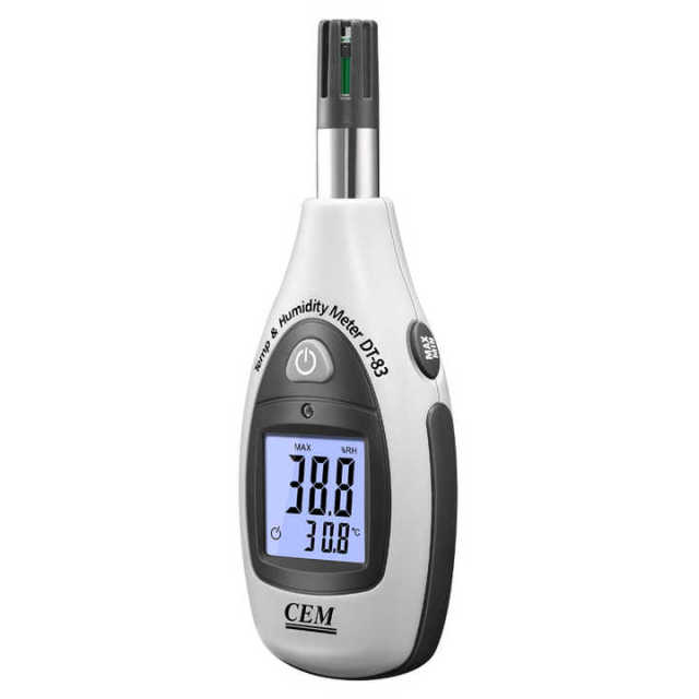Digital Thermometer Hygrometer Indoor Room Temperature and Humidity Meter Industrial Usage CEM