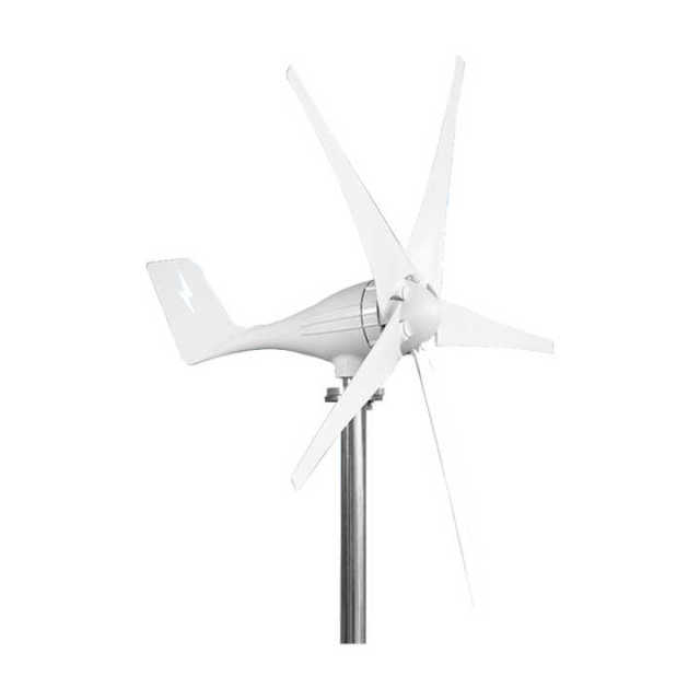 Small Wind Turbine 500W 800W 1000W 12V 24V 48V with 5 Blades MPPT Charge Controller Household Renewable Energy System elege