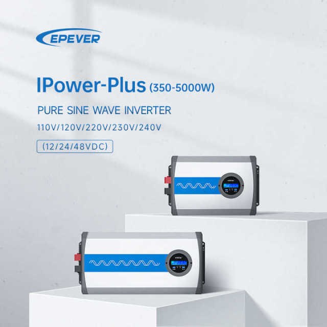 Pure Sine Wave DC-AC Solar Inverter 12V 24V 48V to 220V 230V 240V 350W-1500W Off-Grid Solar System EPEVER