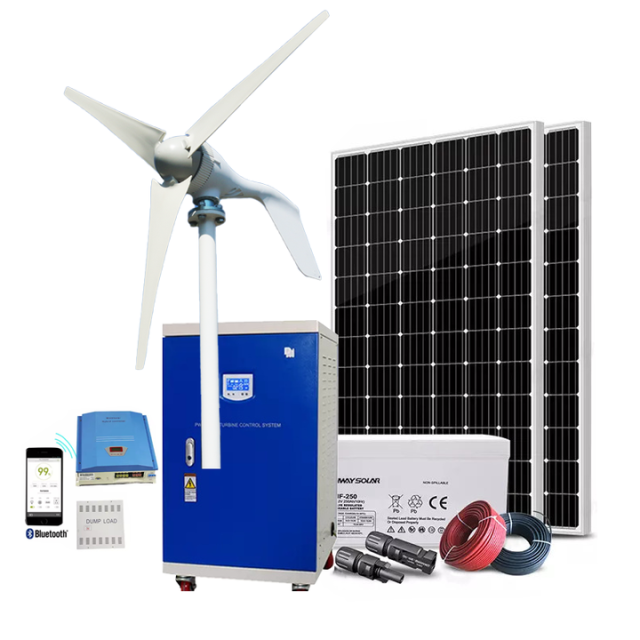2000W 48V Horizontal Axis Wind Turbine High-Efficiency Alternative Energy Generator for Home Power Systems