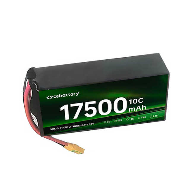 Rechargeable 17500mAh Solid State Battery High Energy Density 6S 23.78V for Drones