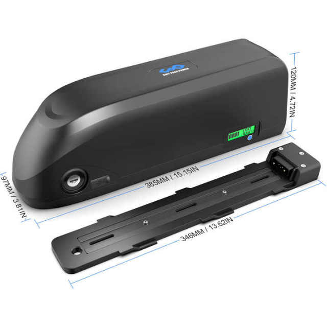 48V 19.2Ah Lithium Battery Removable Ebike Scooter Golf Cart US Stock UnitPackPower U009