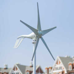 Small Wind Turbine 500W 800W 1000W 12V 24V 48V with 5 Blades MPPT Charge Controller Household Renewable Energy System elege