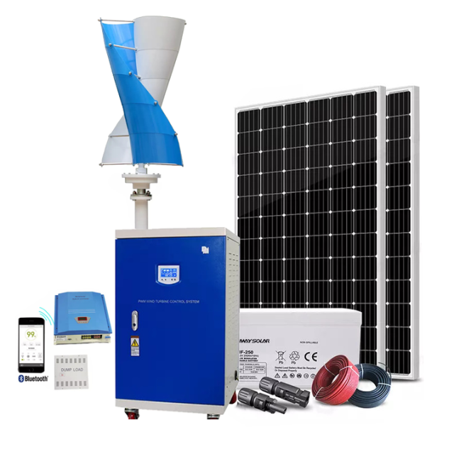 2000W 48V Horizontal Axis Wind Turbine High-Efficiency Alternative Energy Generator for Home Power Systems