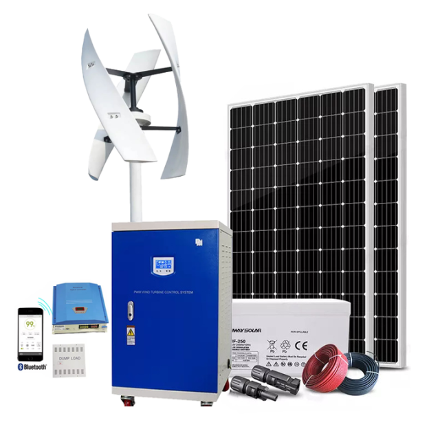 2000W 48V Horizontal Axis Wind Turbine High-Efficiency Alternative Energy Generator for Home Power Systems