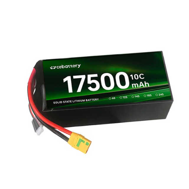 Rechargeable 17500mAh Solid State Battery High Energy Density 6S 23.78V for Drones