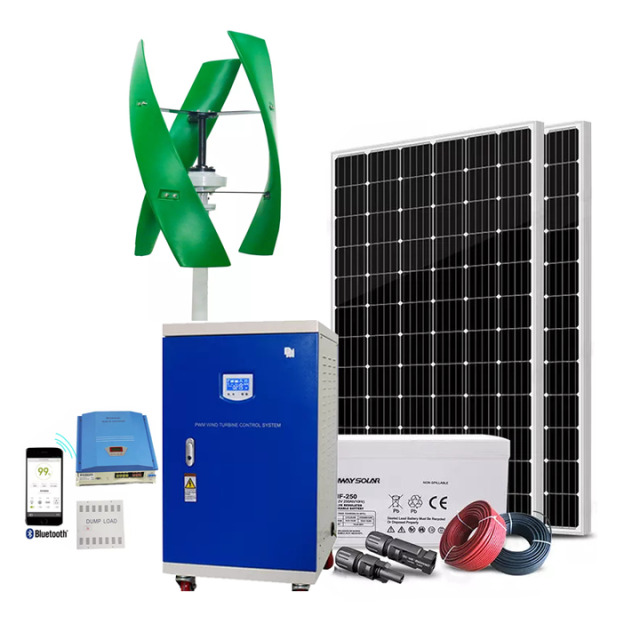 2000W 48V Horizontal Axis Wind Turbine High-Efficiency Alternative Energy Generator for Home Power Systems