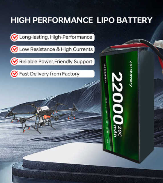 Mass Stock Tattu Agricultural Sprayer 22000mAh 6S to 16000mAh 44.4V 25C 14S Lithium Ion Battery Pack for Power Tools Solar Energy Storage Systems CEBATTERY