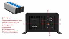 Low-Frequency Pure Sine Wave Inverter 12/24/48VDC to 220/230V AC 260W for Off-Grid Solar Systems EPEVER
