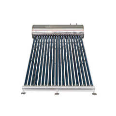 Residential Pressurized Compact Solar Water Heater with Vacuum Tube Stainless Steel Tank for Household and Commercial Use IMPOSOL
