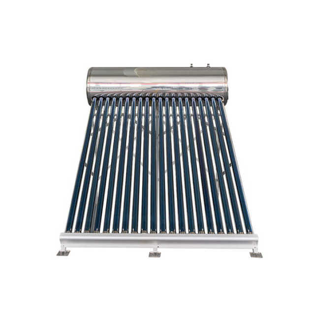 Residential Pressurized Compact Solar Water Heater with Vacuum Tube Stainless Steel Tank for Household and Commercial Use IMPOSOL