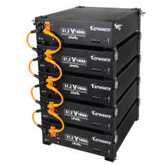 Germany Stock Kepworth 51.2V 100Ah LiFePO4 Battery Rackmount 5kWh Solar Storage System for UPS
