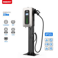 22kW DC Commercial Electric Vehicle Charging Station IP65 Rated Fast Charger for CCS1 CCS2 CHAdeMO GB/T BENY