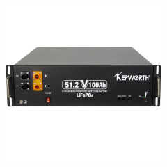 Germany Stock Kepworth 51.2V 100Ah LiFePO4 Battery Rackmount 5kWh Solar Storage System for UPS