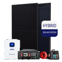 Hybrid Solar Energy Storage System 10KW 15KW Off Grid Solar PV System for Commercial Applications JHPVtech