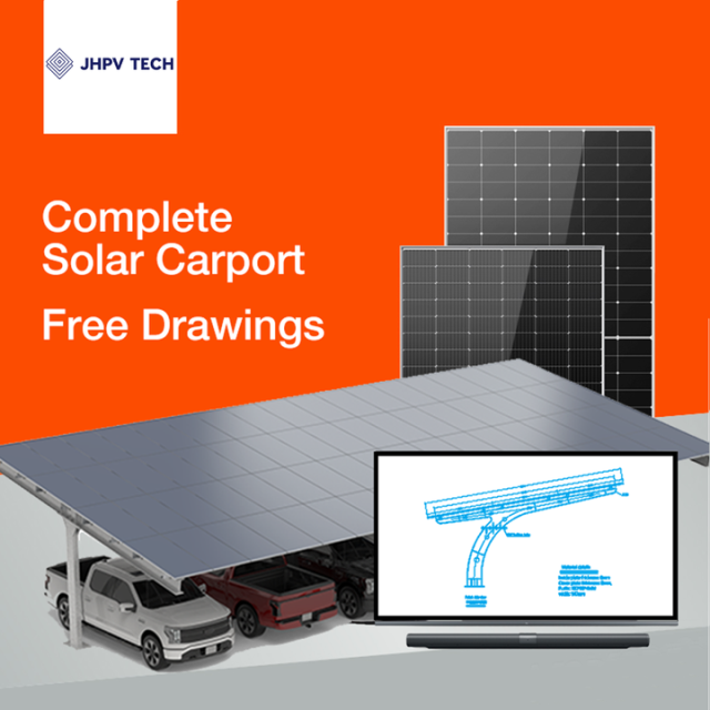 Hybrid Solar Energy Storage System 10KW 15KW Off Grid Solar PV System for Commercial Applications JHPVtech