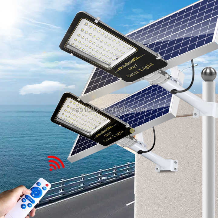 Industrial Split All In Two Solar Street Lights 300W Waterproof LED Road Outdoor Lighting NAAISI