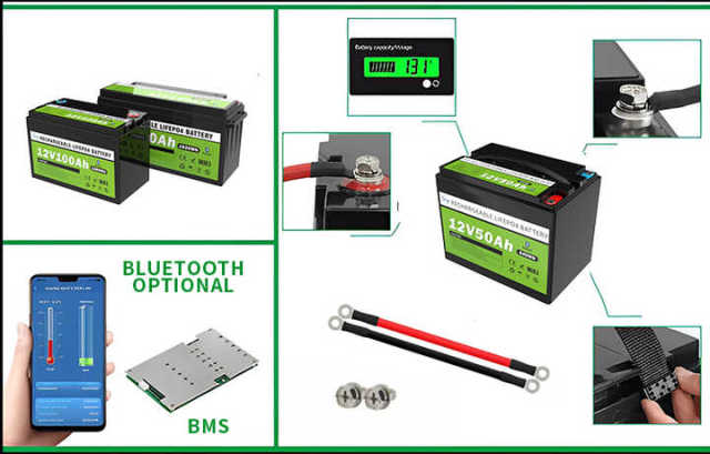 Factory Prices 12V 24V 50Ah 100Ah 150Ah LiFePO4 Lithium Battery for Solar Energy Storage Systems Lead Acid Replacement Happy time