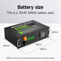 SISWAY BMS 48V 200AH 300AH 500AH 600AH Lithium Ion Battery Industrial Solar Storage Energy System for Off-Grid Hybrid Grid Applications SISWAY