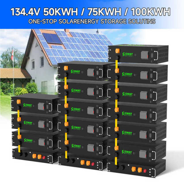 48V 200Ah 280Ah 300Ah Solar Lithium Battery 5kwh 10Kwh 15kwh Home Solar Energy System 48V LiFePO4 Energy Storage Battery for Off-Grid and Hybrid Grid Applications SISWAY
