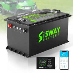 Rechargeable 48V Lithium Golf Cart Battery 36V 48V 72V 100Ah 200Ah 300Ah LiFePO4 Battery Pack for Golf Carts SISWAY