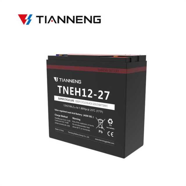 Lead Acid Battery 12V 27Ah Deep Cycle Sealed AGM for Electric Scooters Power Tools Tianneng