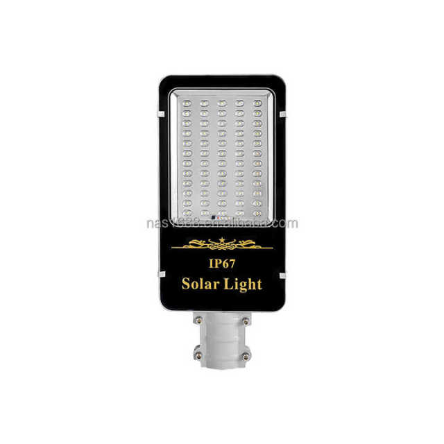 Solar LED Street Light with Smart Auto Dimming Control High Efficiency for Outdoor Road Garden Square NAAISI