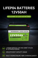 Factory Prices 12V 24V 50Ah 100Ah 150Ah LiFePO4 Lithium Battery for Solar Energy Storage Systems Lead Acid Replacement Happy time
