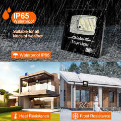 Wholesale ABS LED Square Solar Powered Flood Lights for Outdoor Courtyard Garden IP65 Waterproof NAAISI
