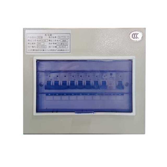 PZ30 Series 3-Phase Power Distribution Equipment 4/6/8/10/12/15/18/20/24/30/36/45 Way MCB Distribution Panel Box for Industrial & Outdoor Power Transmission
