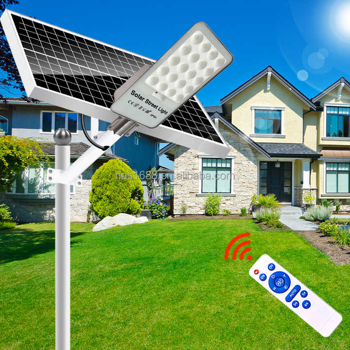 Integrated LED Solar Powered Street Light 500W All-in-One IP67 Waterproof Outdoor Lighting NAS-NL