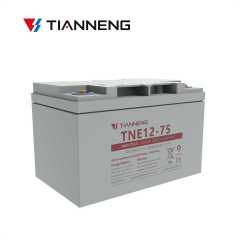 Lead Acid Battery 12V 75Ah Deep Cycle Sealed AGM for Electric Vehicles and Renewable Energy Systems Tianneng