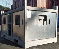 Overpack Support Box Carbon Steel Aluminum Alloy Customized Dimensions for Offshore Container Support LR/DNVGL Certified