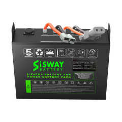 24V LiFePO4 Battery 100Ah-500Ah High-Cycle Life for Electric Forklifts SISWAY