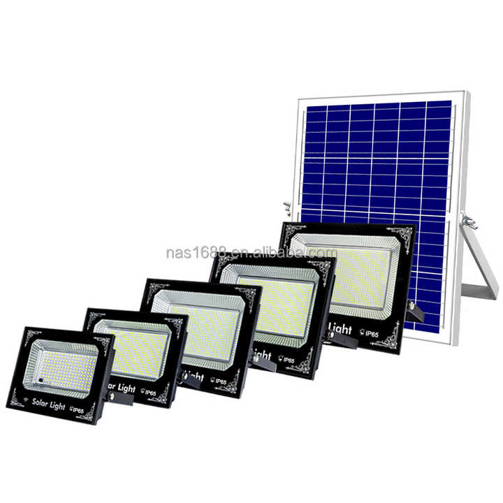 Solar Light Outdoor Automatic Waterproof Reflector Floodlight with Remote Control LED Garden Yard Lighting NAAISI
