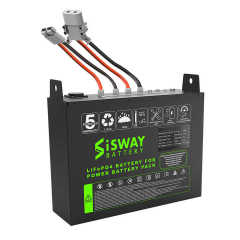 24V Custom LiFePO4 Battery 100Ah-500Ah High Cycle Life for Electric Forklifts SISWAY