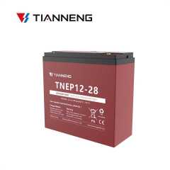 12V 28Ah AGM Lead Acid Battery Deep Cycle Long Life for Electric Scooters, Solar Systems, and Power Backup Tianneng