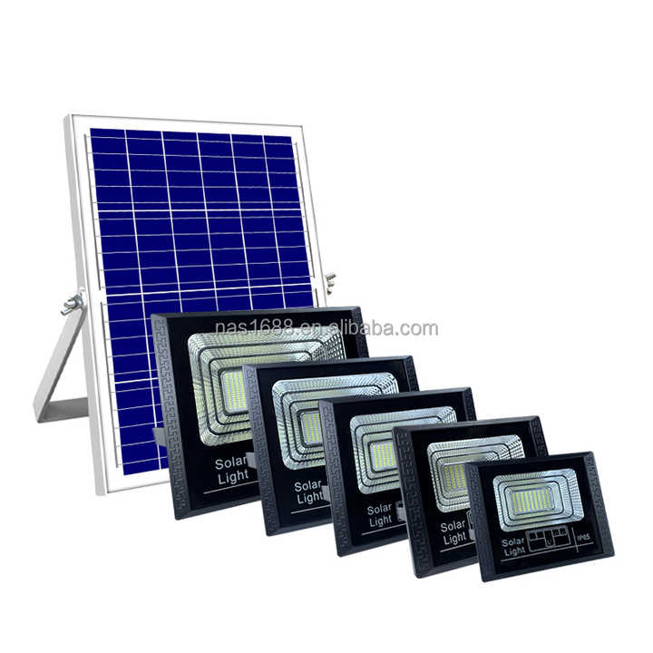 High Brightness Waterproof Outdoor Public Induction Garden Lighting LED Solar Flood Light Projector with IP65 Rating and 120° Beam Angle for Road and Garden Illumination NAAISI