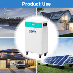Solar Battery All in One 51.2V 170Ah 340Ah 510Ah Energy Storage LiFePO4 Battery 5kWh 10kWh 15kWh Stacked Lithium Battery for Renewable Energy Systems SISWAY